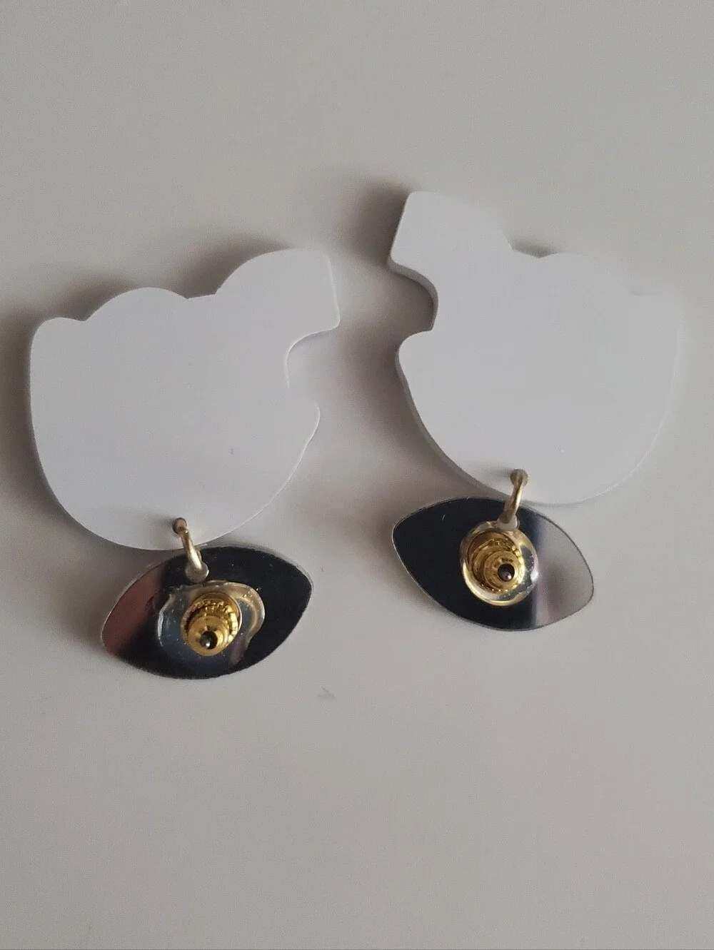 **SALE** Blue Football Helmet Earrings